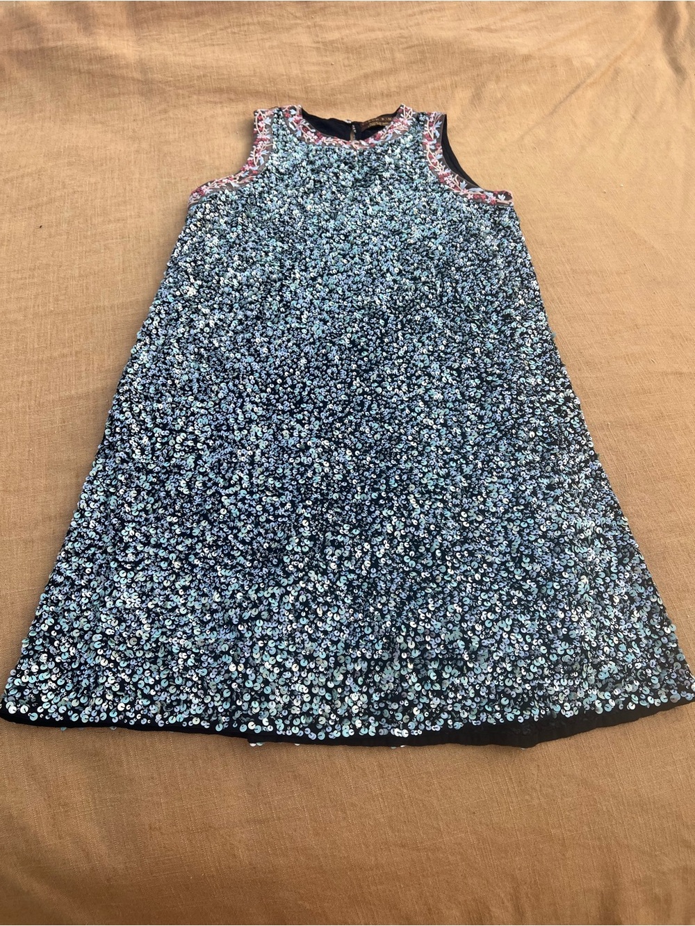 Varun Bahl Astronomy A-Line Swing Dress All Over Sequins Embroidery Fairycore